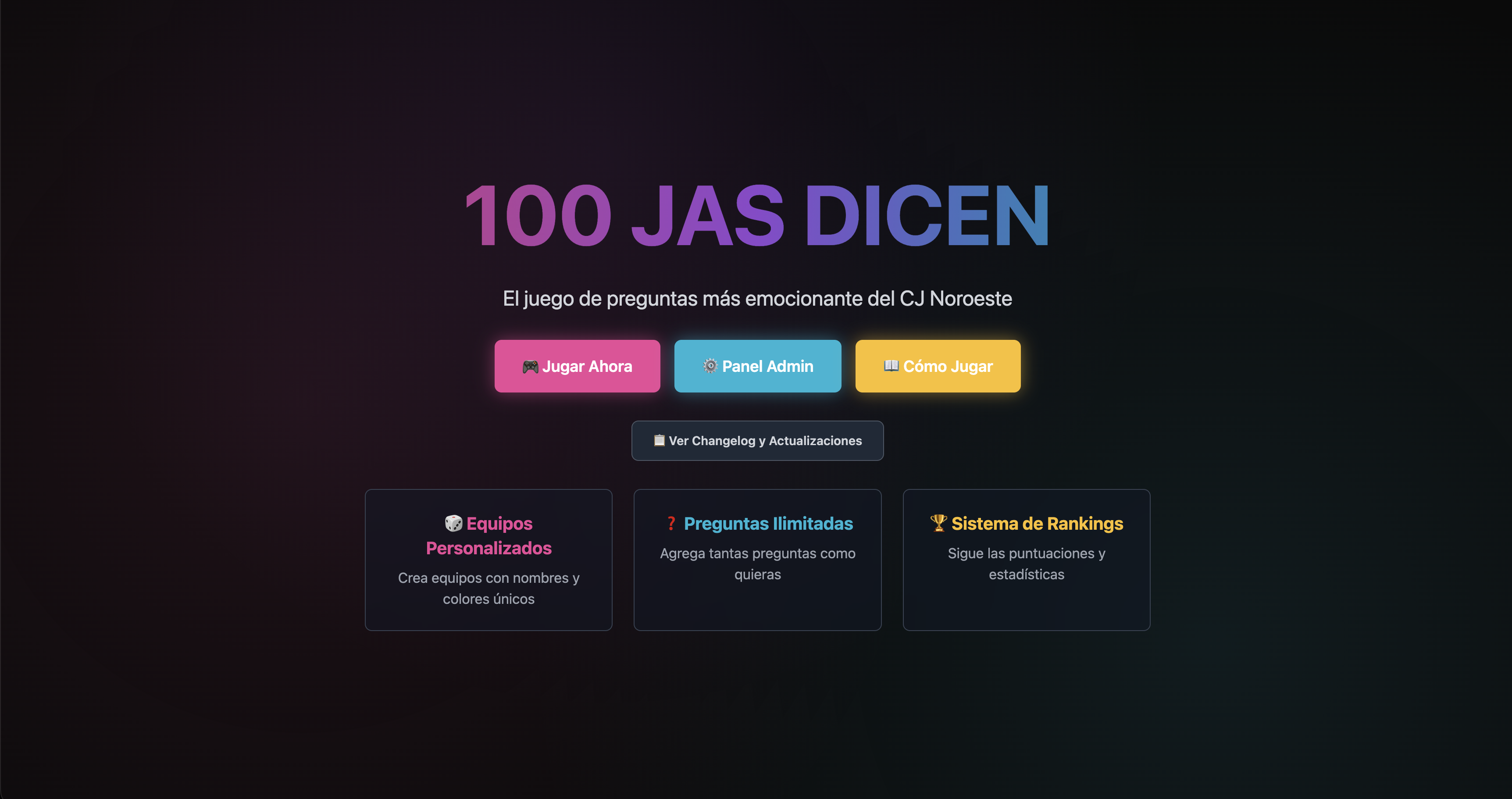 100 JAS Dicen — Juego de Trivia Interactivo